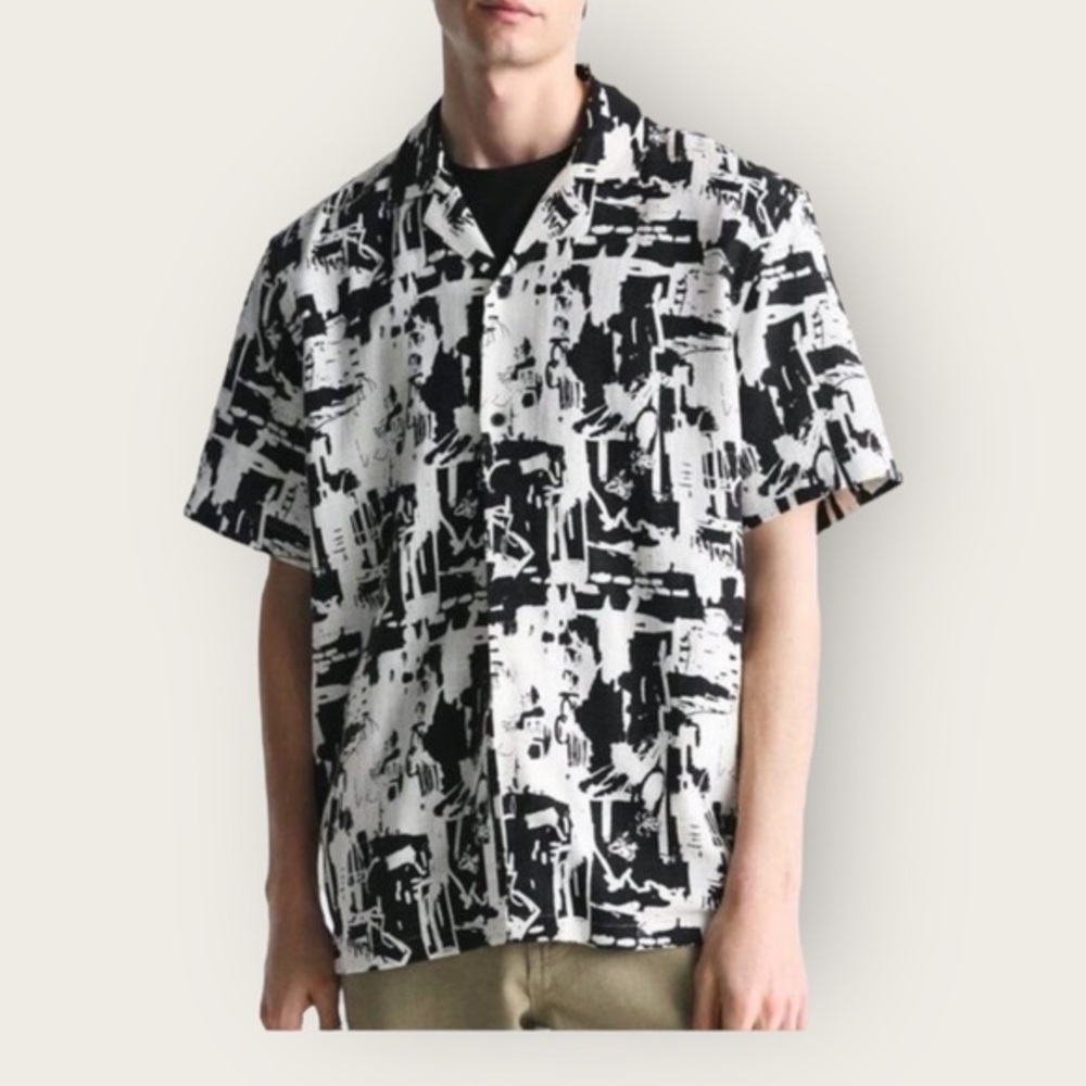Zara Abstract Print Shirt